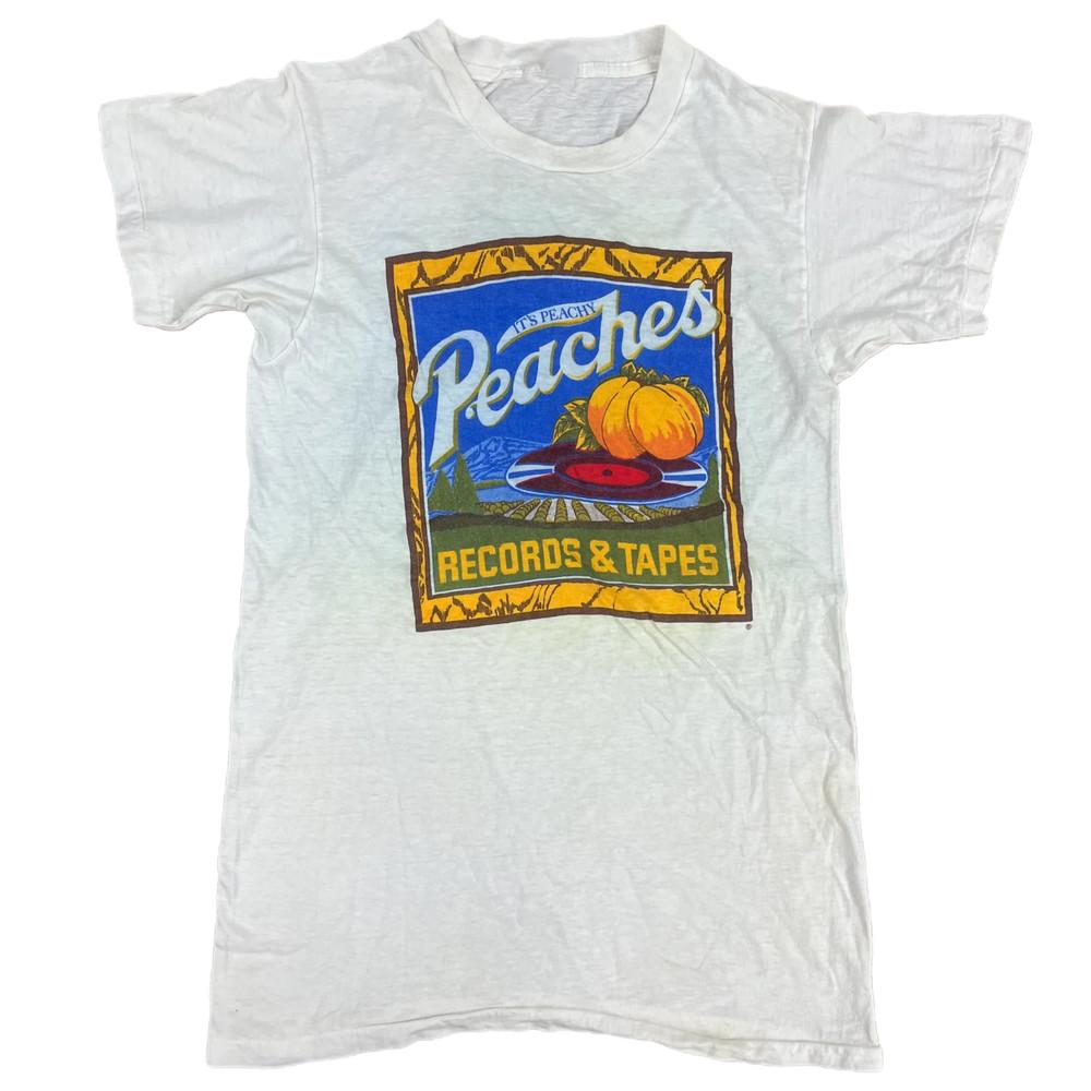 Винтажная футболка Eddie Money Peaches Records & Tapes для взрослых SG134 Унисекс