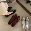Designer Vintage Women Mary Jane Shoes Fashion Shallow Slip On  Spring Casaul Ladies Flats Shoes