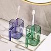 Light Luxury Transparent Mouthwash Cup Household Couple Toothbrush Cup Simple Student Wash Cup Toothbrush Cup