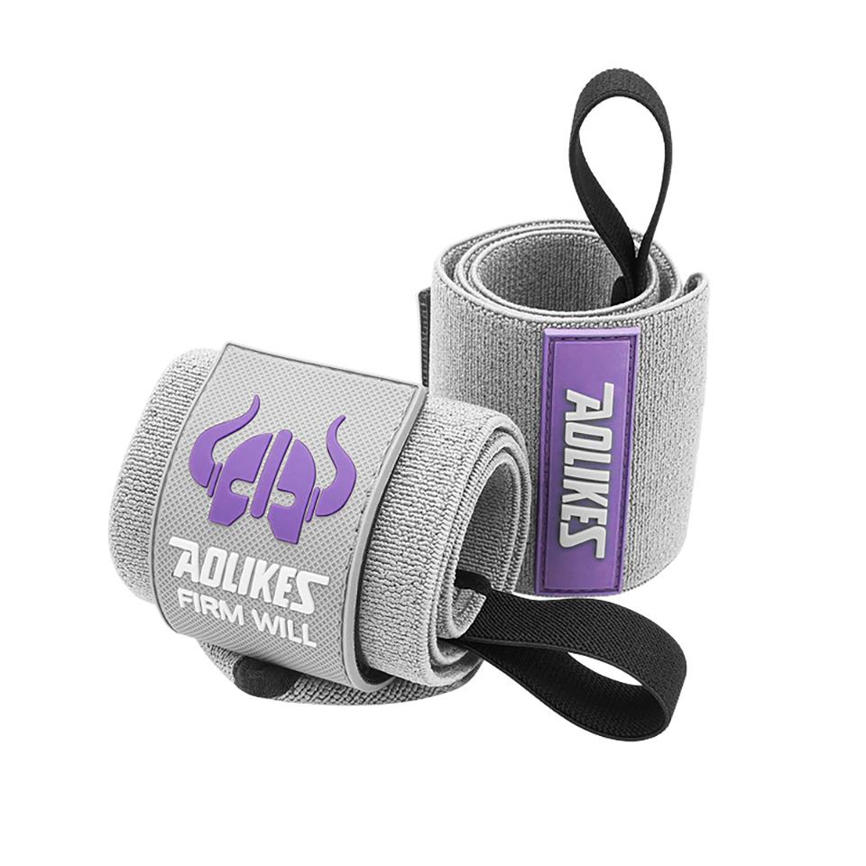 AOLIKES Premium Wrist Support Fitness Wristbands Protect Your Wrist During GYM Workouts Ideal for Intense Bench Press Deadlift 1
