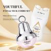 Collagen Massage Eye Cream & Neck Cream Set Hydrating & Firming Eye Contour, Neck Lotion with Massage Roller Easily Absorbed