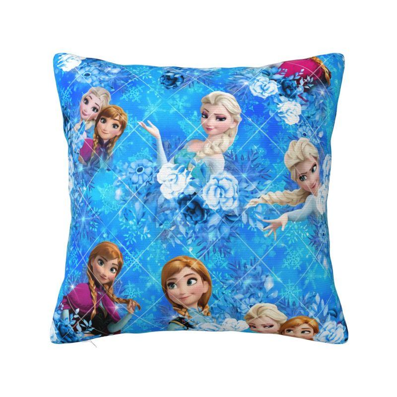 Custom Frozen Olaf Elsa Manga Pillow Case 45x45cm Nordic Cushion Cover Soft Pillowcase
