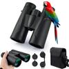 12x42 Portable Hd Binoculars Professional Waterproof Telescope For Outdoor Camping Large 42mm Objective Lens Fmc Coating
