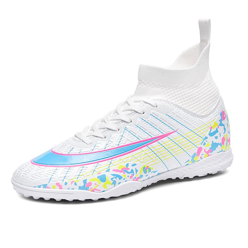 Футбольные бутсы мужские с низким верхом, бесшовные, с плетеным ворсом, для молодежи, с шипами, искусственные тренировочные бутсы