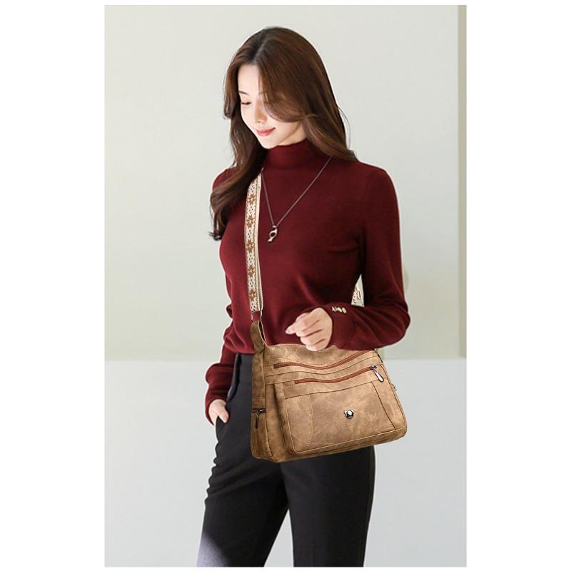 Универсальная сумка через плечо с несколькими карманами