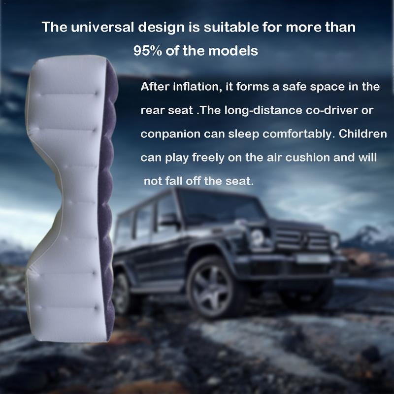 Camping Car Mattress Inflatable Back Seat Gap Pad Air Bed Cushion For Car Travel Camping Air Bed Araba Yatak Pouf Gonflable