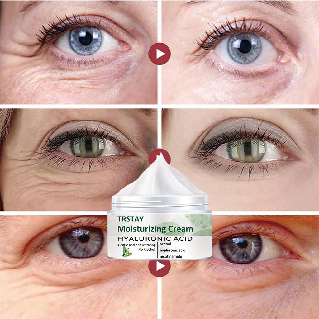 Нежный и не вызывающий раздражения, омолаживающий увлажняющий крем для кожи вокруг глаз с ретинол-пептидами укрепляет и осветляет цвет лица, делая кожу мягкой и нежной.