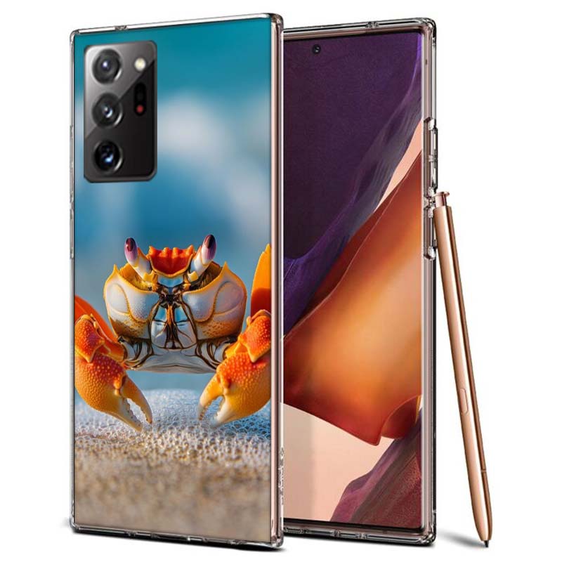 Unique Animal Crab Phone Case for Samsung A55 A35 A25 A15 A07 A05S A16 A17 A26 A36 A37 A56 A57 Galaxy Note 20 10 A50S A71 A51 A3