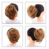 LUPU Короткие прямые шиньон синтетические волосы пучок резинка резинка для волос хвост шиньон для женщин хвосты натуральные накладные волосы