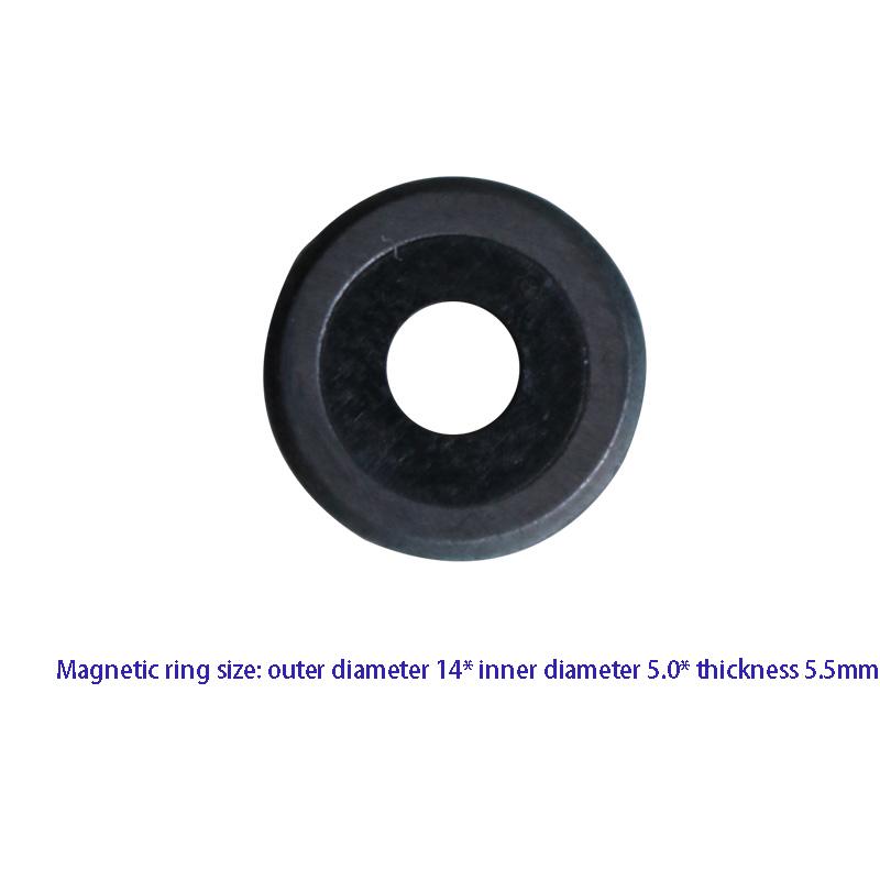 Double Hall magnetic encoder steel pipe motor code disc bobbin motor speed direction sensor tail shaft 5mm