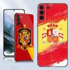 Spain Spanish Flag Black Silicone Phone Case For Samsung Galaxy S23 S21 S20 FE S24 S22 Ultra S10E S10 S9 S8 Plus
