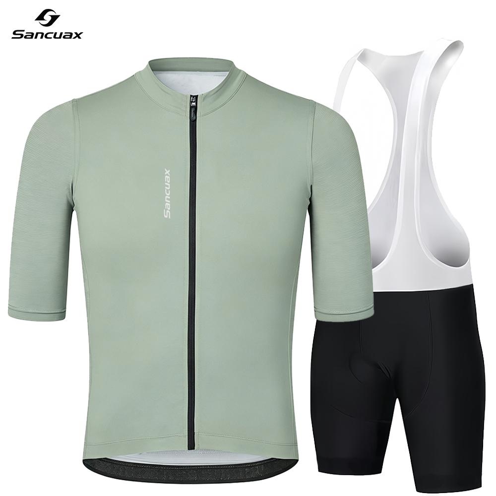 Men's  Bicycle Short-Sleeved Shorts Suits Breathable Quick Dry Road Bike Clothing with Pockets 2026 Summer Breathable Cycling Suit Set