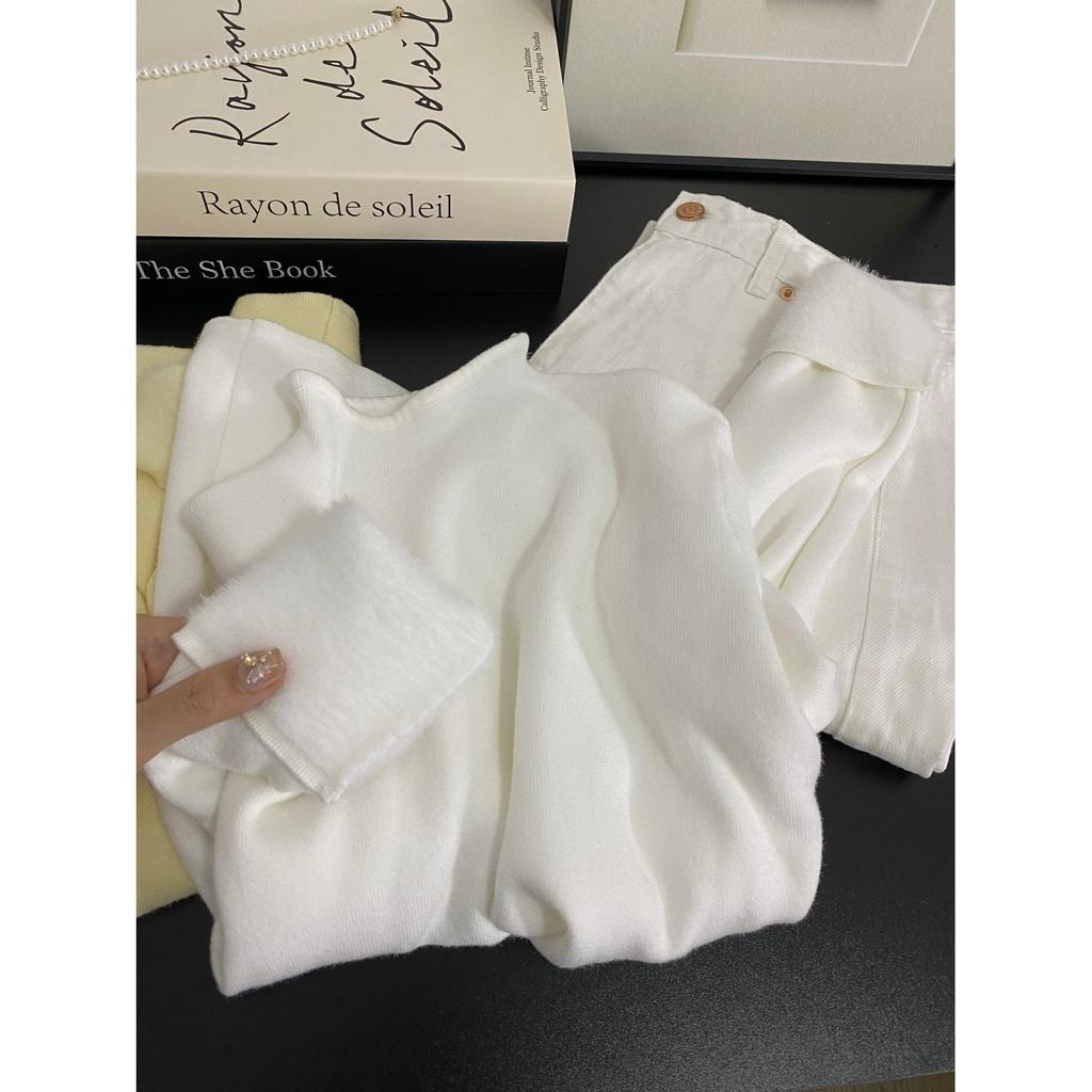 Повседневный внутренний топ однотонного цвета с полувысоким воротником, утолщенная трикотажная рубашка с длинным рукавом для осени и зимы, с воротником-стойкой и флисовой подкладкой