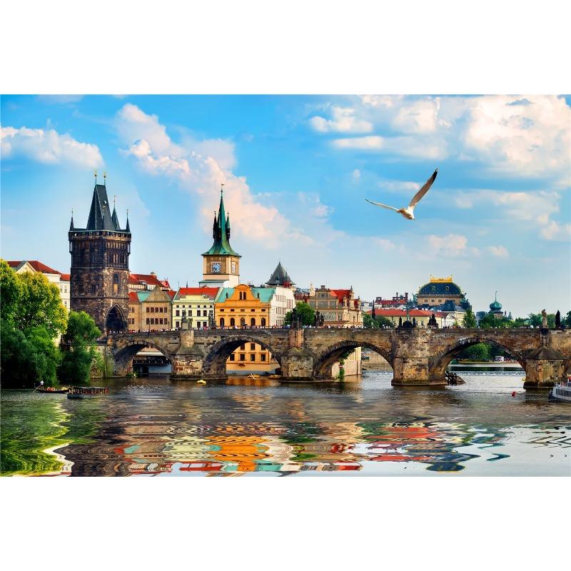 Бумажный пазл 1000 деталей для детей и взрослых, архитектурный пейзаж, животное, картина маслом, головоломка, семейная игра, украшение для дома, стены