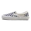 Vans Темно-синие кроссовки унисекс без шнуровки OG Classic Slip-On LX в шахматном порядке, белые VN0A32QNP4I