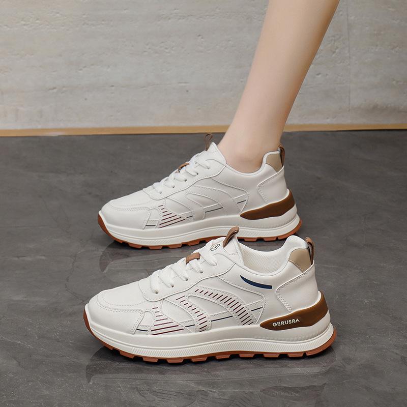 Ins Korean Version of the New Dad Shoes Girl 2025 Spring Student Running Sports Thick Sole Height Leisure Street Shot EP920