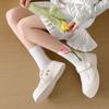 5Pairs Sweet Tulip Flower Socks Thin Socks for Women Soft Mid Tube Socks  Lady