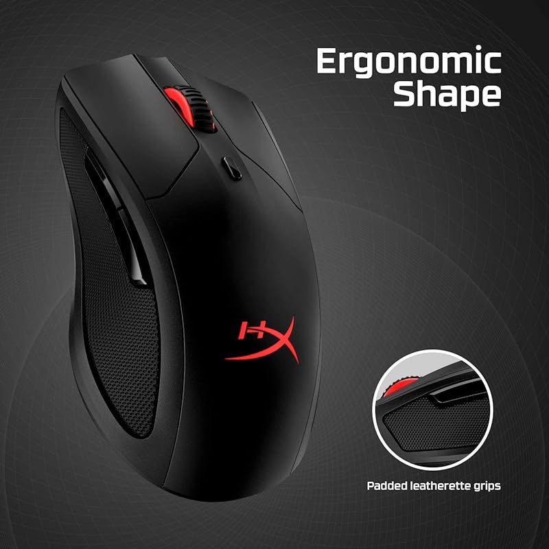 Беспроводная игровая мышь HyperX Pulsefire Dart RGB, совместимая с Qi Для геймеров Гарантия 2 года HX-MC006B (4P5Q4AA) [продукт]