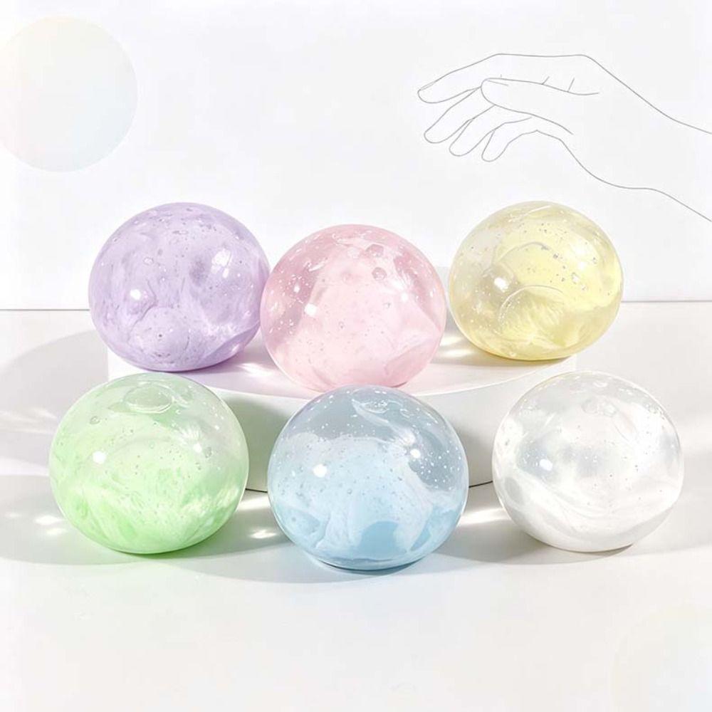 Colorful Crystal Ball Squeeze Toy Super Soft Sensory Fidget Toy Slow Rising Ball Children Gifts