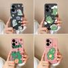 Cover Case For Oppo Realme 14T 14 14X Narzo 10 30 60 P3 C75x A5 Pro Cute Cartoon Dinosaur Pattern Liquid Silicone Anti Fingerprint Shell For Oppo Capa