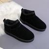 Женские зимние сапоги, новые роскошные зимние короткие плюшевые теплые сапоги, повседневные меховые ботильоны «челси», женские туфли на плоской подошве и платформе для женщин