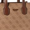 Сумка-тоут GUESS Silvana mini latero PROCESSING PROCESSING, логотип/коричневый,