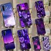 Фиолетовый эстетичный чехол для Huawei Nova 5T 3i 7i 8i 11i 10 9 SE Y60 Y61 Y70 Y90 P20 P40 Lite P60 P30 Pro
