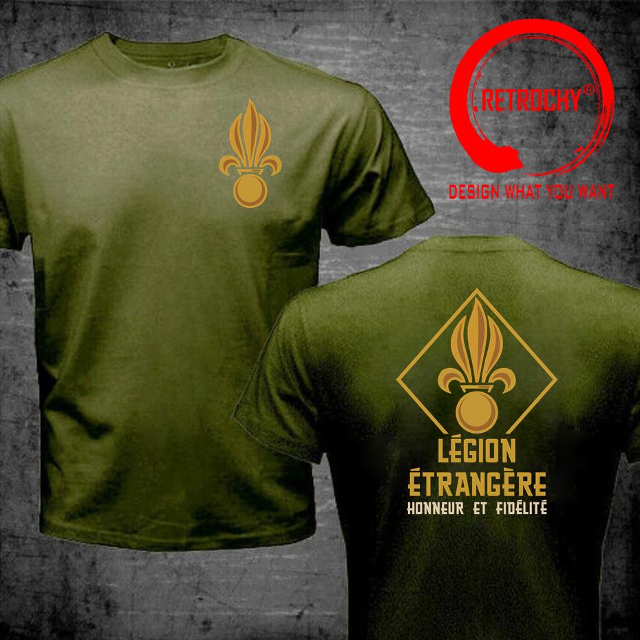 French Foreign Legion Etrangere T Shirt Fashion Trendy Casual Clothing Stylish Hiphop Tops Tee Shirt Leisure Tshirt Unisexs Tshirt