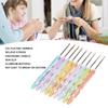 9pcs Aluminum Crochet Hooks Professional Portable Ergonomic Crochet Needles for Knitting Craft Yarn