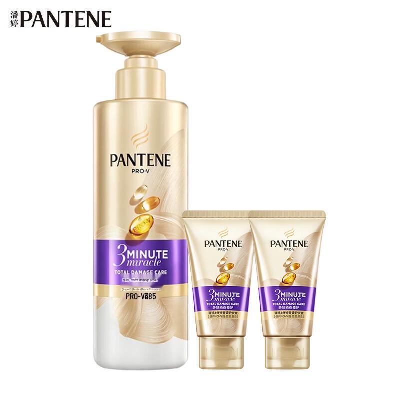 Pantene Набор для ухода за волосами «Чудо за 3 минуты» (Шампунь 470 г + Кондиционер 80 мл)