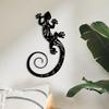 Metal Gecko Lizard Wall Art Decoration Artwork Hanging Ornament for Indoor Outdoor