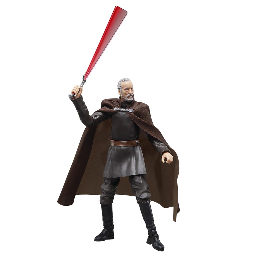 Hasbro Звездные войны Серия Black Граф Звездные войны Эпизод Месть ситхов 20-летие Коллекционная 15-сантиметровая фигурка Аутентичный Дуку, III G1742,