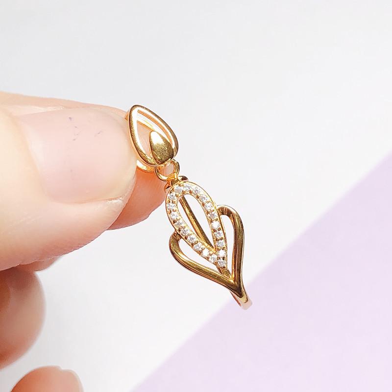 Подвеска из стерлингового серебра 925 пробы с кристаллами жадеита и защитной пряжкой