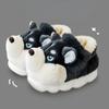 Men's Cotton Slippers Autumn Winter Indoor Home Thick Bottom Cold Resistant Cute Outer Wear Plush Warm Coldproof Cotton Slippers