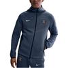 Мужская толстовка с капюшоном на молнии Nike Soccer Fleece Paris Saint Germain Tech Windrunner HJ6432-491