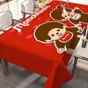 Популярная скатерть с логотипом M-Monchhichi, водонепроницаемая, устойчивая к пятнам, для украшения вечеринки, ресторана, кафе, обеденного стола, скатерти