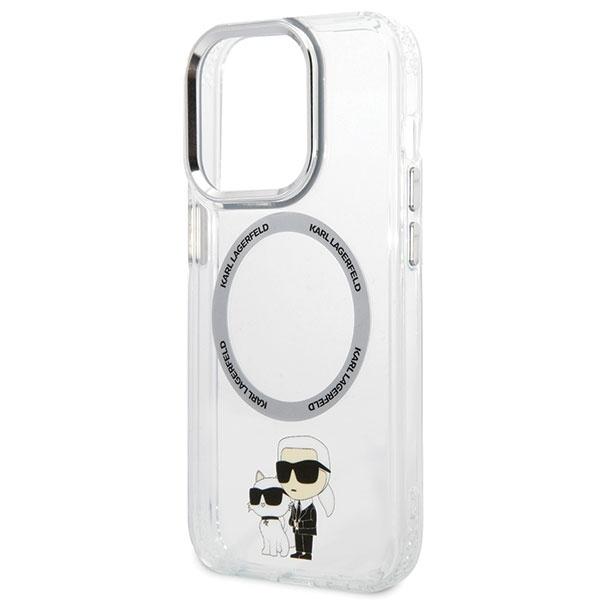 Karl Lagerfeld KLHMP13LHNKCIT iPhone 13Pro 6.1" hardcase transparent Iconic Karl&Choupette Magsafe