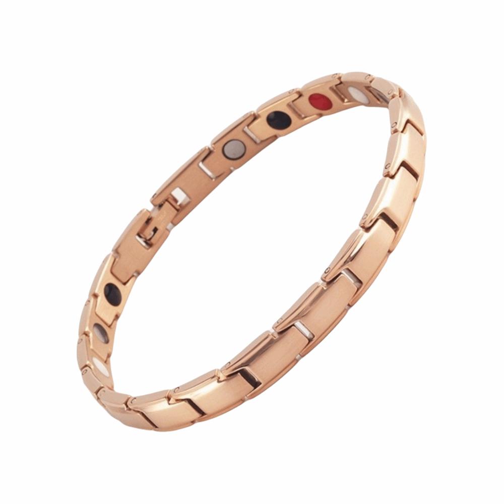 Stainless Steel Stainless Steel Bracelet Retro Magnetic Link Chain Magnet Couple Bracelets  Home
