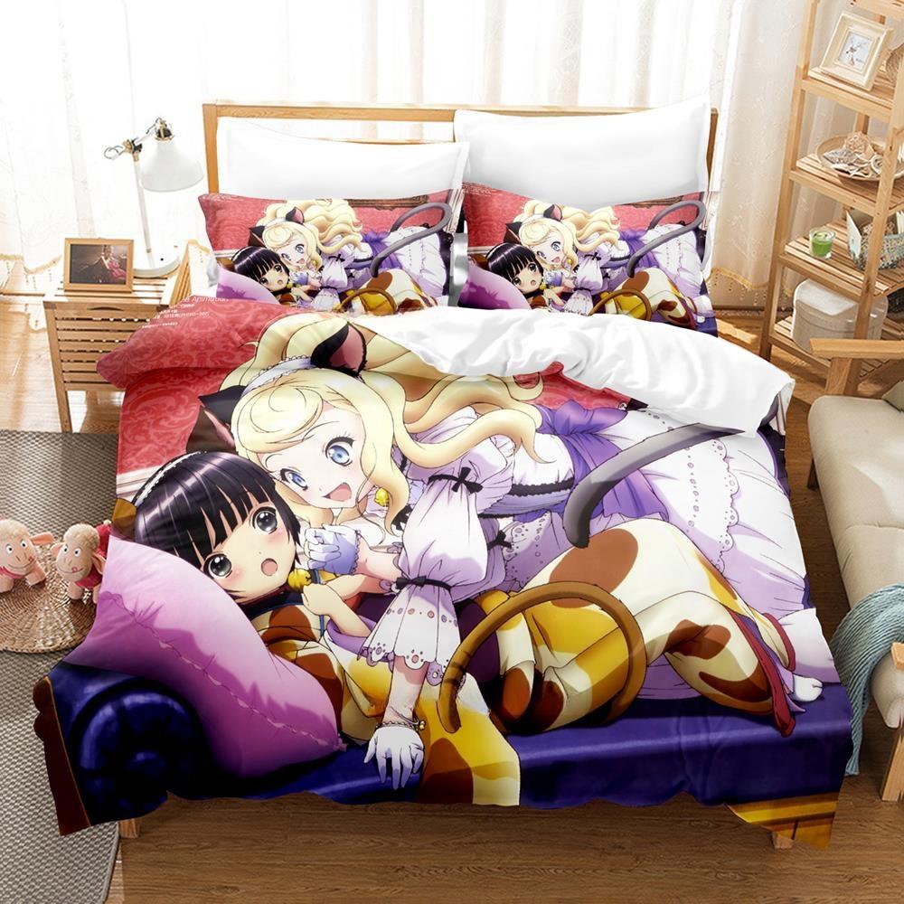 3D Аниме Перекресток в чужом лабиринте Постельное белье Односпальный Полуторный Двуспальный Кингсайз Комплект постельного белья Взрослый Детский Спальня Комплекты пододеяльников