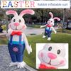 Inflatable Costume Game Fancy Dress Easter Jumpsuit Cosplay Outfit Gift Rabbit