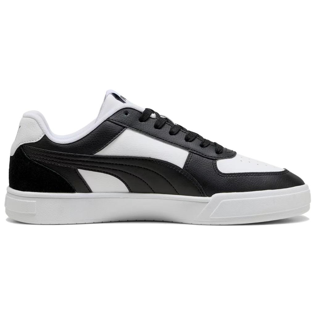 Puma Caven Mix Classic Fashion Durable Breathable Low-Top Sneakers Unisex Sneakers Black White 399398-03