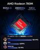 Мини-ПК AOOSTAR GEM10 Ryzen 7 Идеален для офиса Три eGPU Тройной Двойной Почти PD Питание USB LAN x WiFi BT 7840HS, Использование, 6400 МТ/с Высокоскоростной, M.2 SSD,