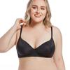 Plus Size C D E F G Cup Seamless Women Underwear Sexy Deep V Push Up Bra Solid Everyday Large Size Obesity Plump Lingerie