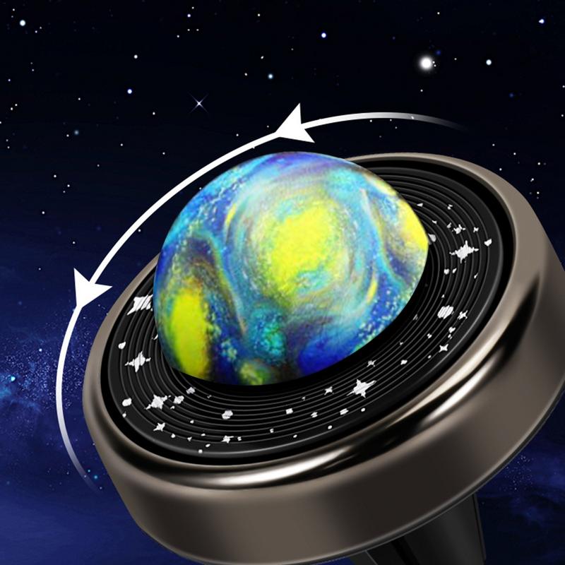 Автомобильный диффузор, вентиляционный зажим, декоративный вентиляционный зажим в форме планеты, ароматерапия для автомобиля, простая установка, многофункциональный салон автомобиля