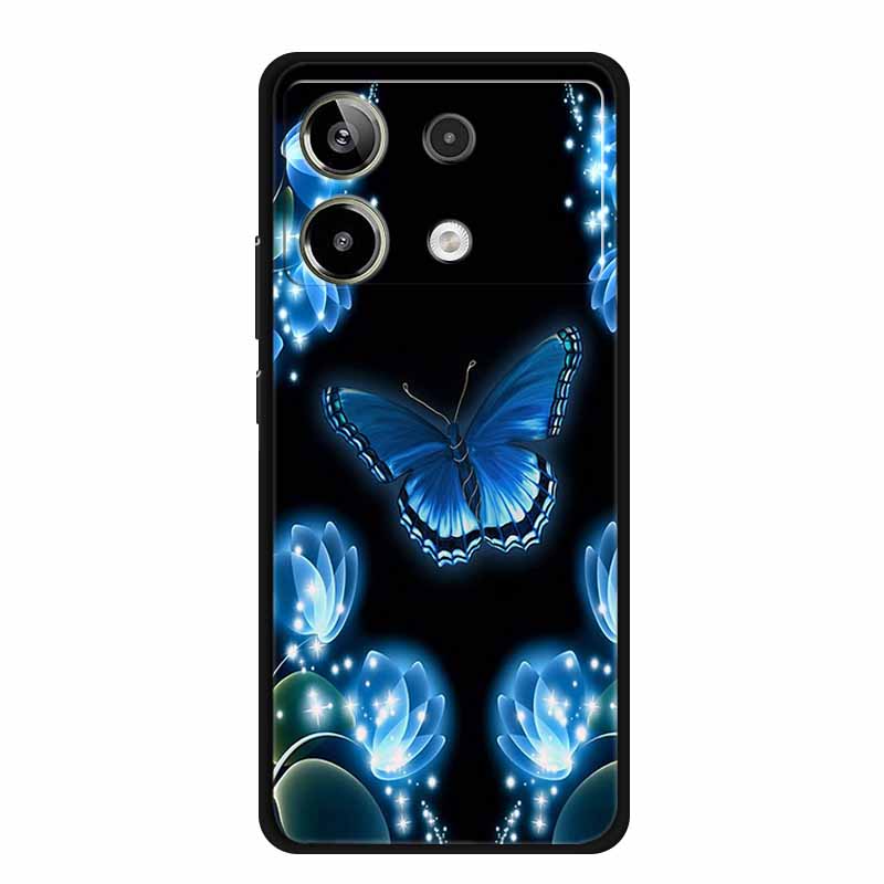 Чехол для Redmi Note 13R Pro Животные Мягкий силиконовый ТПУ Чехлы для телефона Задняя крышка Для Xiaomi Redmi Note13R Pro Волк Защитник fundas
