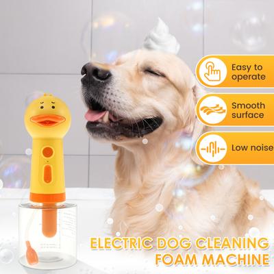 Электрический дозатор шампуня для собак, распылитель для уток, пенообразователь, мытье домашних животных, мытье кошек, мытье собак, дозатор мыла