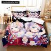 3D Print Anime Girls The Ryuo's Work Is Never Done Bedding Sets Duvet Cover Set With Pillowcase Twin Full Queen King Bedclothes