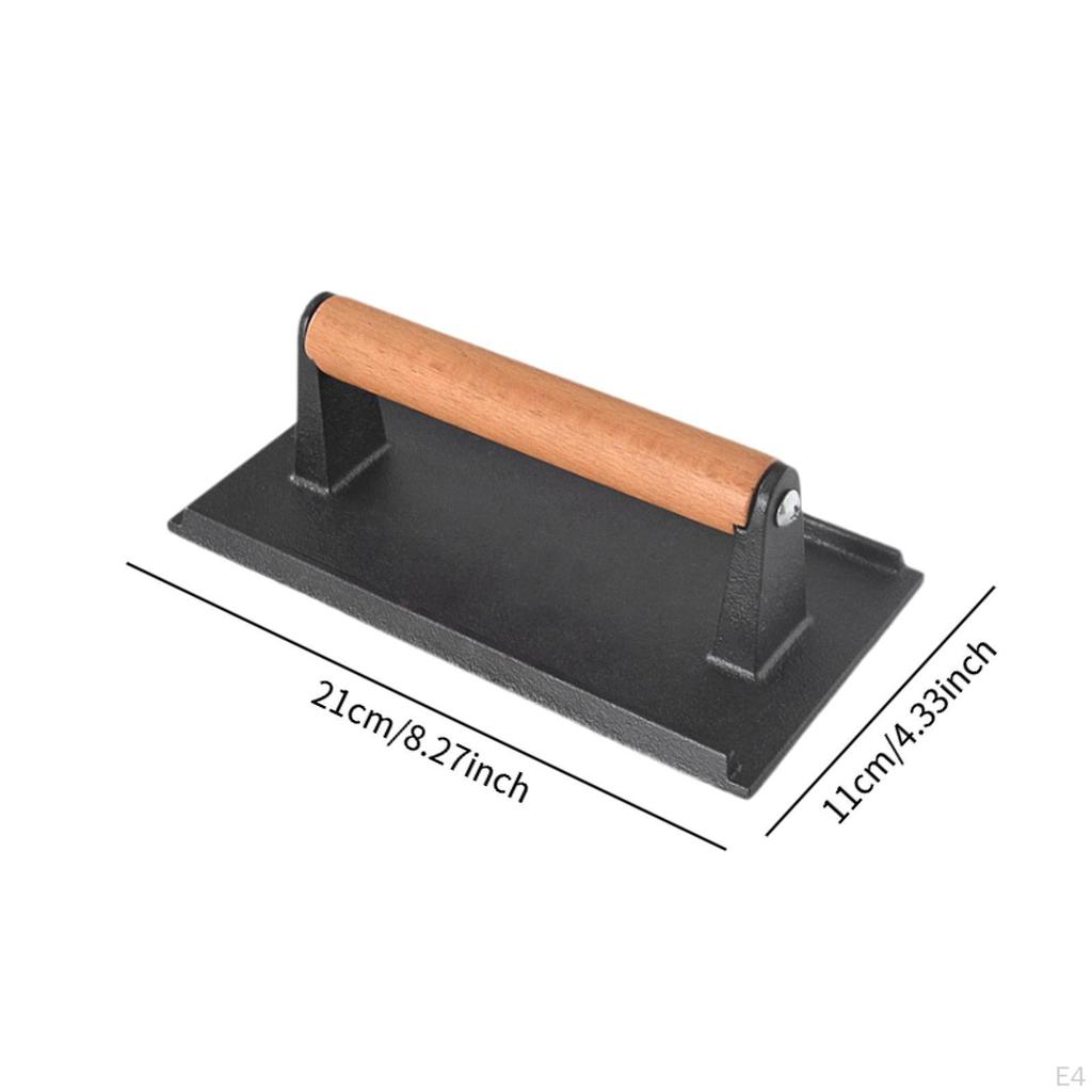 Бургер Пресс Барбекю Чугунный Антипригарный Сверхпрочный Гамбургер Стейк Для Дома