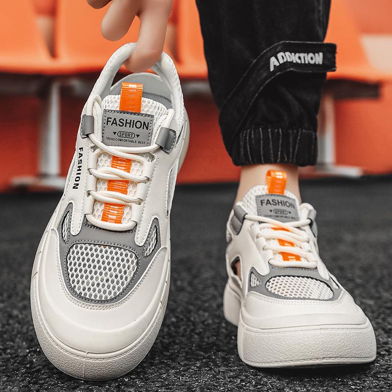 Новые мужские спортивные сандалии, летние дышащие сетчатые сандалии, мужские повседневные легкие сандалии для скейтбординга, пляжные сандалии, модная мужская обувь