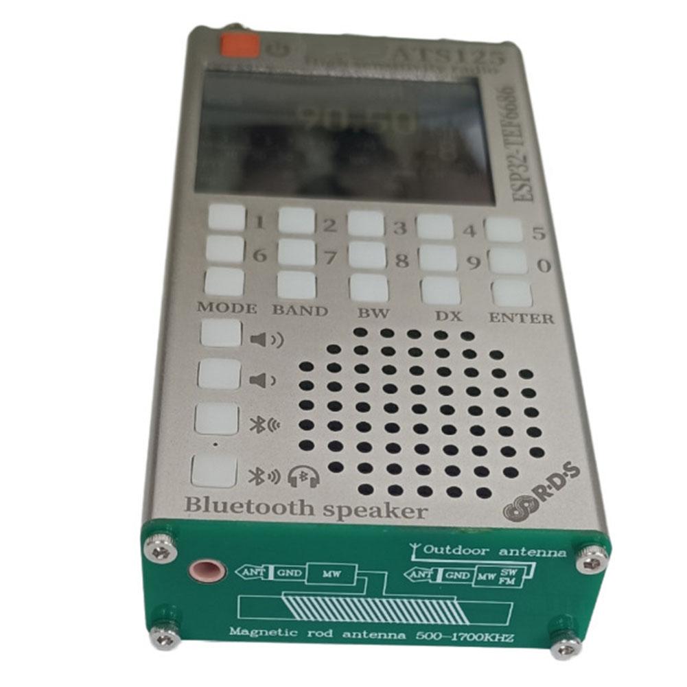 Ручной всеволновый радиоприемник ATS125 TEF6686 LW/MW/SW/FM/AM Портативный с телескопической антенной Батарея